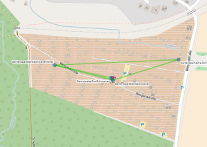 Ansicht der Gartensparte auf unserer Karte